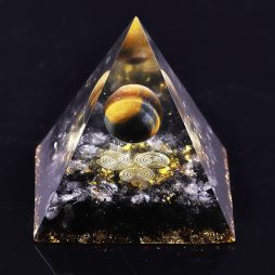 Tiger Eye Orgon Energy Crystals Orgonite Pyramid